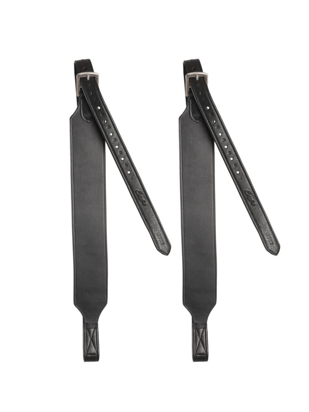 NEW! Exion Pro Wide Stability Stirrup Leathers – Black – 120cm / 48”